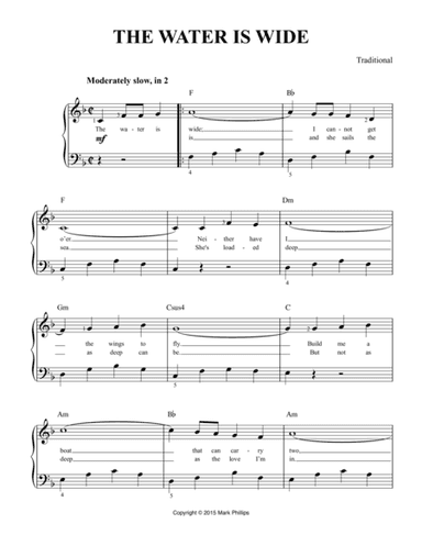 The Water Is Wide (arr. Mark Phillips)