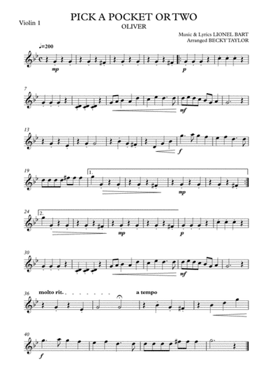 Pick A Pocket Or Two (arr. Becky Taylor)