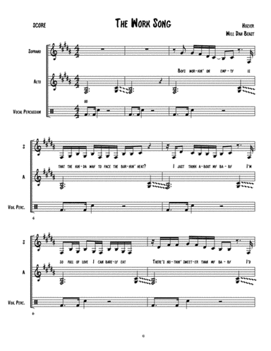 Work Song (arr. William Brimer/AKA Will Dah Beast)