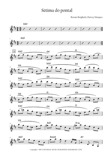 Setima Do Pontal (arr. Marcelo Borba)
