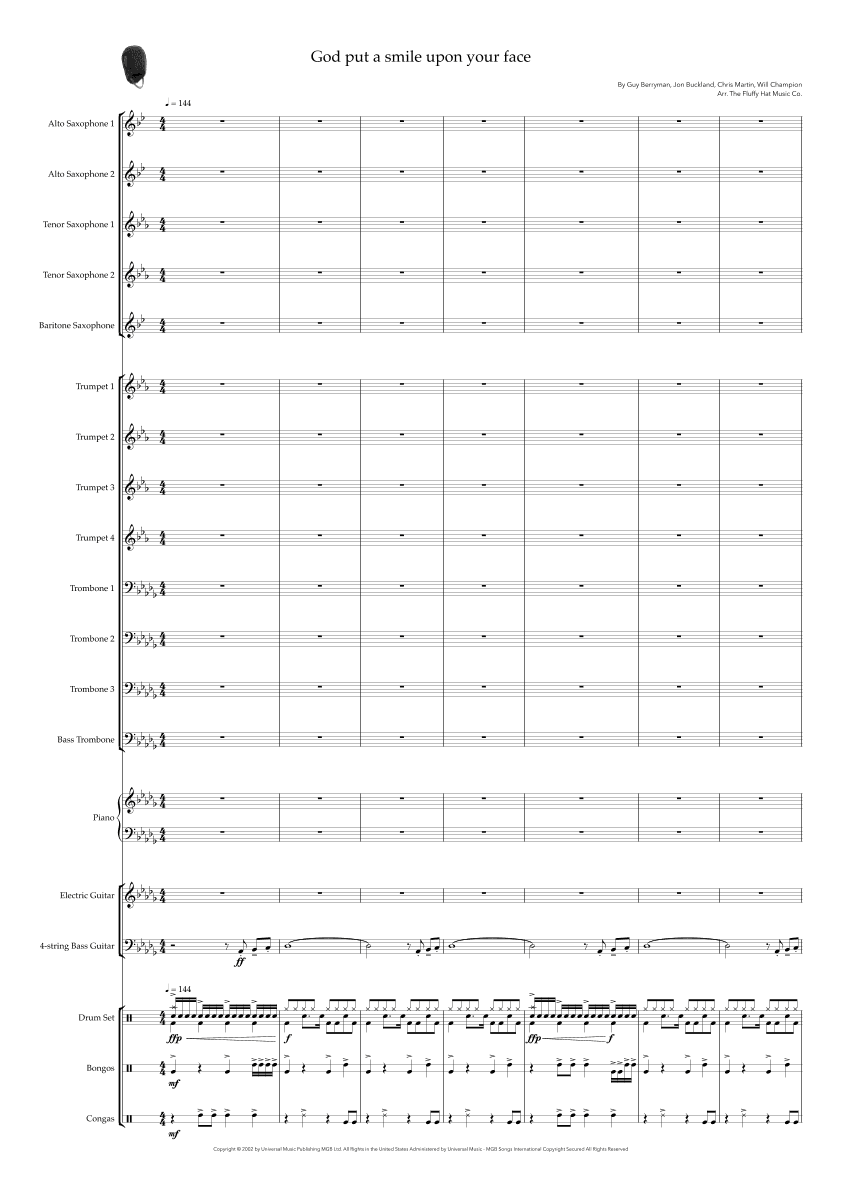 God Put A Smile Upon Your Face (arr. The Fluffy Hat Music Co.)