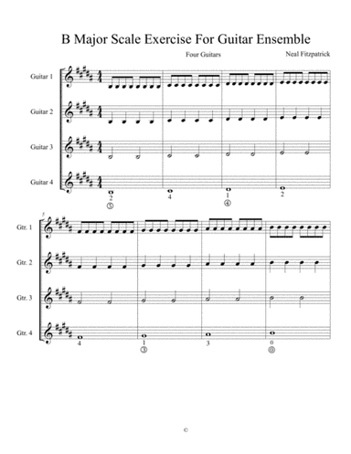 Guitar Ensemble Exercise