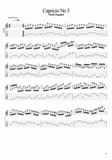 Capricio No 5 (arr. John Hurford)