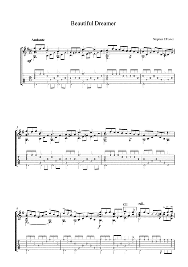Beautiful Dreamer (arr. Adrian Allan)