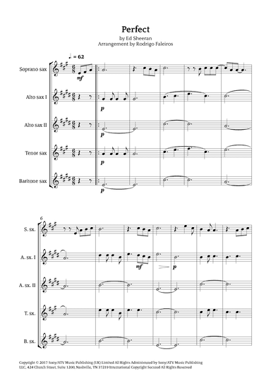 Perfect (arr. Rodrigo Faleiros)