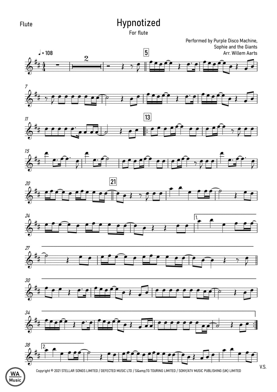 Purple Disco Machine (arr. Willem Aarts)