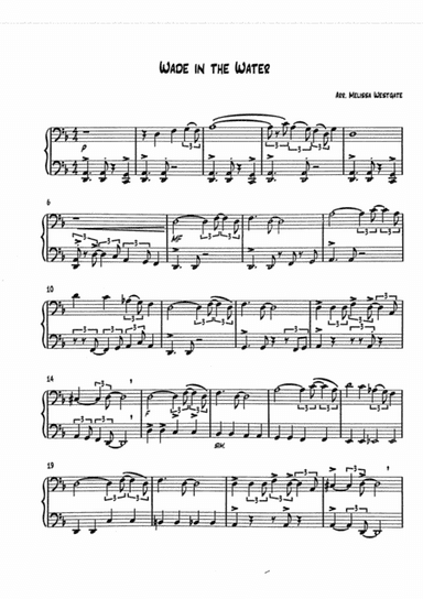Wade in the Water (arr. Melissa Westgate)