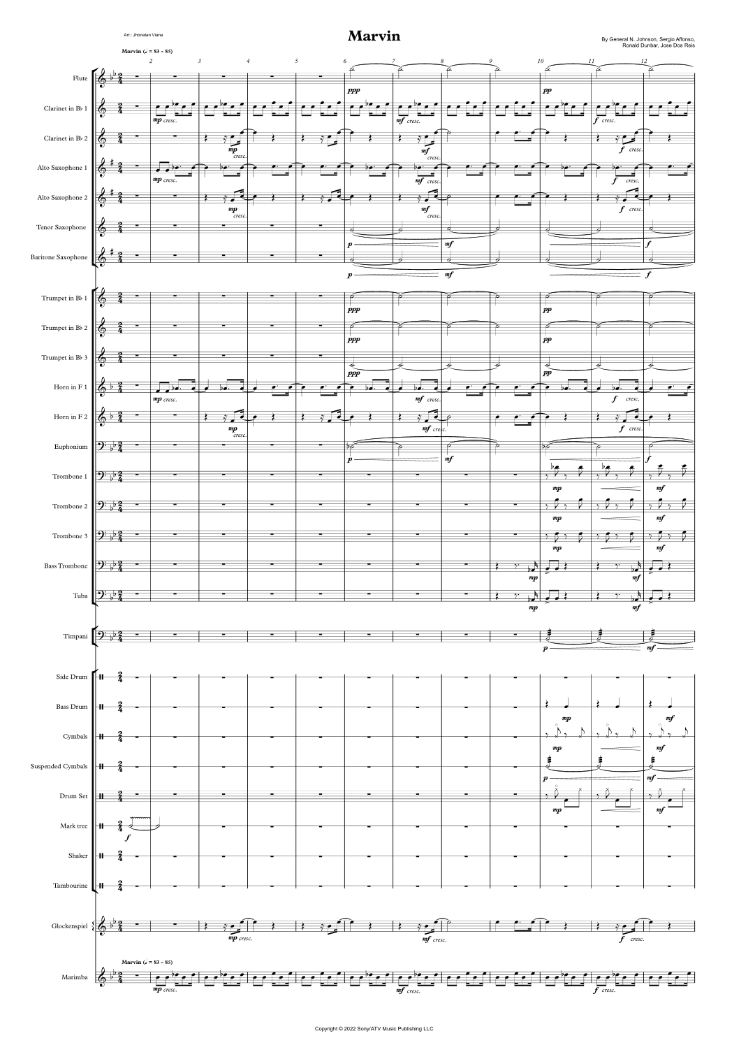 Marvin (arr. Jhonatan Lucio Viana)