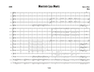 Whatever Lola Wants (lola Gets) (arr. Glenn Webb)