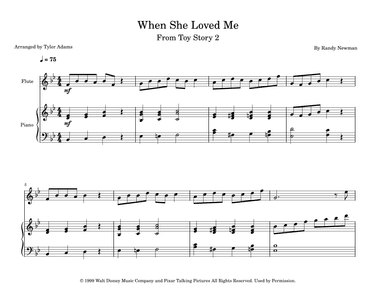 When She Loved Me (arr. Tyler Adams)