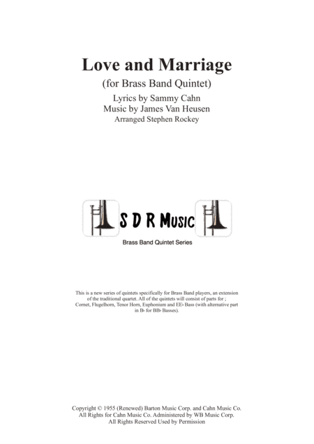 Love And Marriage (arr. Stephen Rockey)
