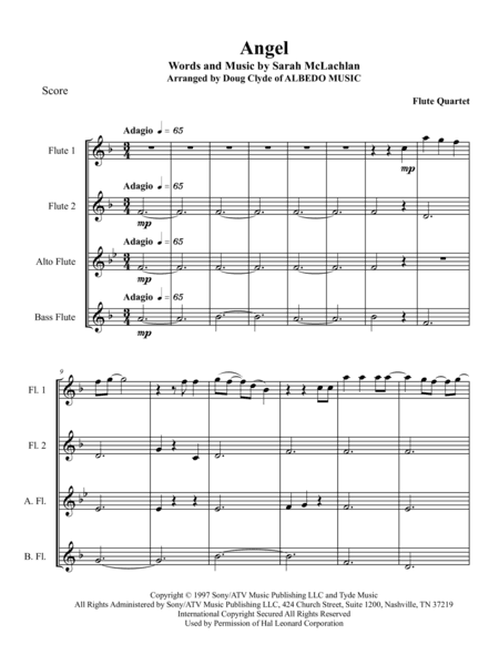 Angel (arr. Doug Clyde)