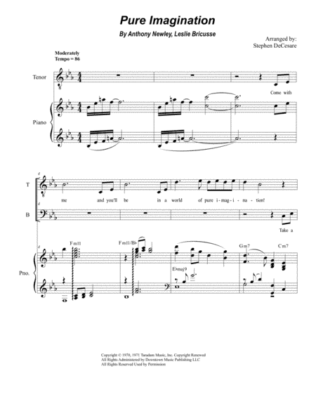 Pure Imagination (arr. Stephen DeCesare)