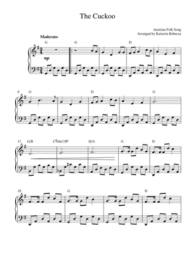 The Cuckoo (arr. Kaiserin Rebecca)