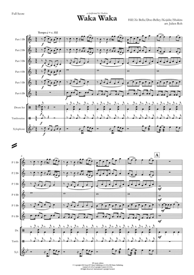 Waka Waka (this Time For Africa) (arr. Julien Roh)