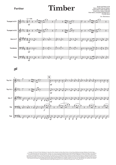 Timber (arr. Blechmaxx)