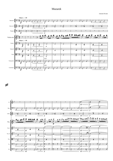 Antonin DVORAK - Mazurek