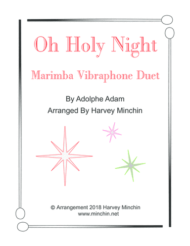 Oh Holy Night - Marimba Vibraphone Duet (arr. Harvey Minchin)