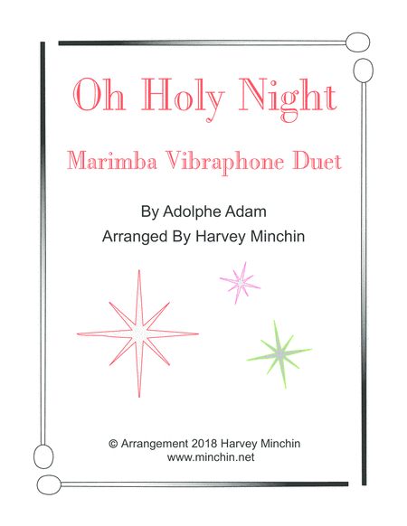 Oh Holy Night - Marimba Vibraphone Duet (arr. Harvey Minchin)