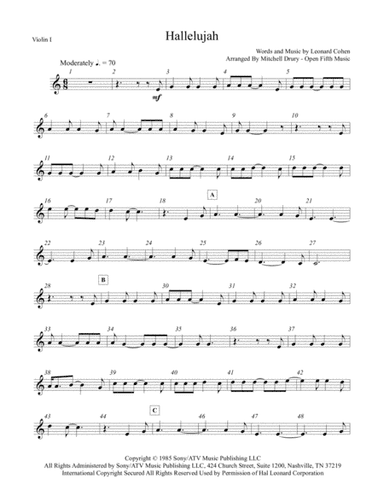 Hallelujah (arr. Mitchell Drury)