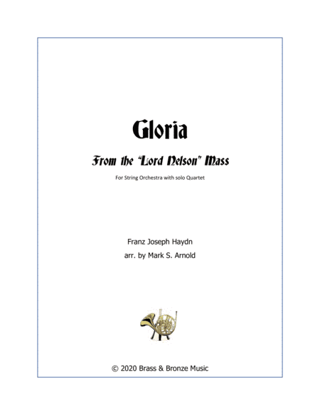 Gloria from the "Lord Nelson" Mass (arr. Mark S. Arnold)