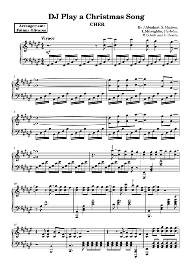 Dj Play A Xmas Song (arr. Fátima Olivares)