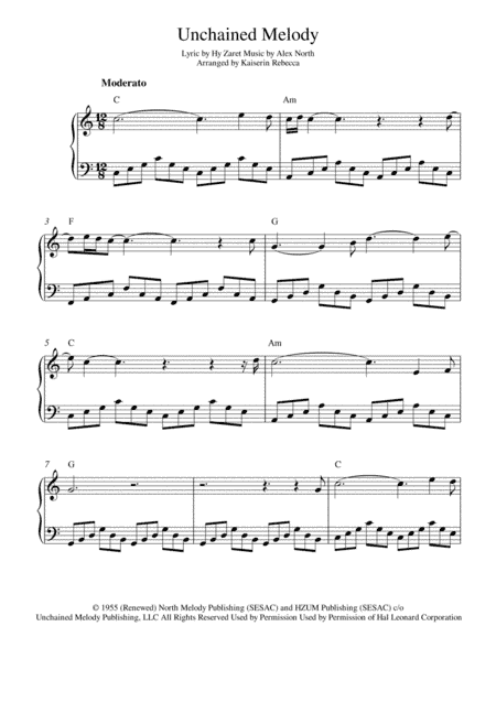 Unchained Melody (arr. Kaiserin Rebecca)