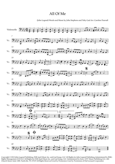 All Of Me (arr. Caroline Pearsall)