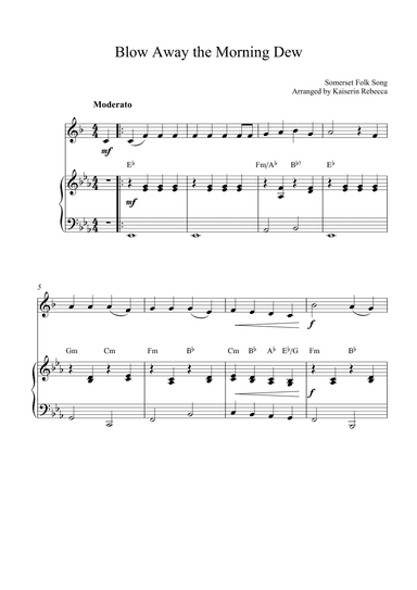 Blow Away the Morning Dew (arr. Kaiserin Rebecca)
