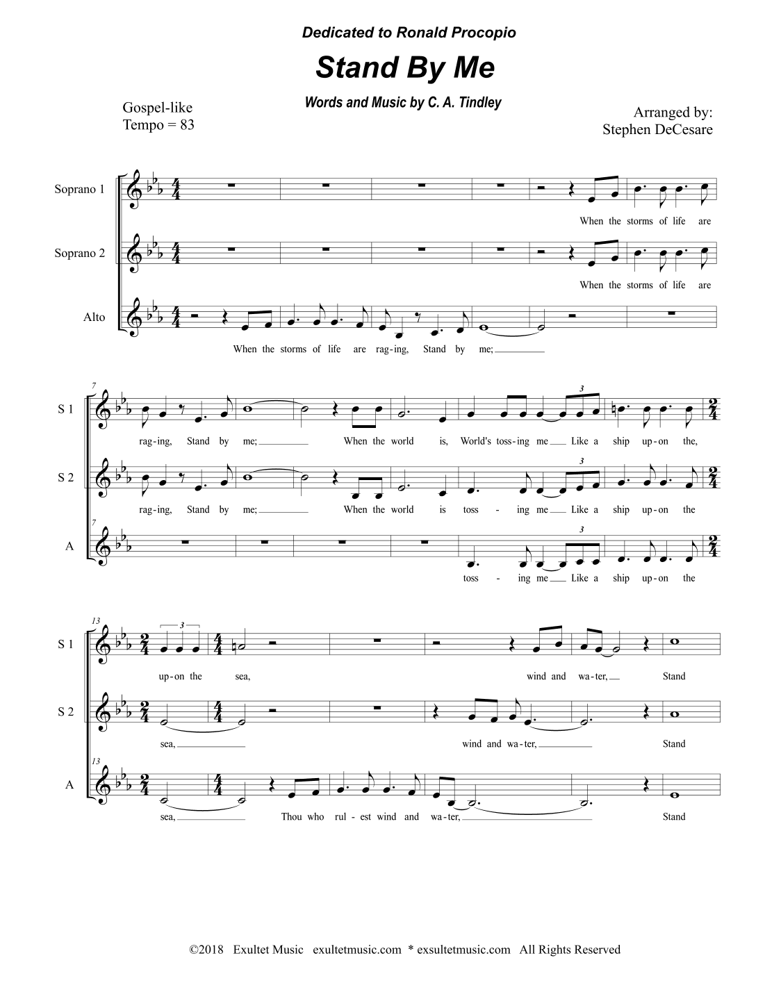 Stand By Me (SSA) (arr. Stephen DeCesare)