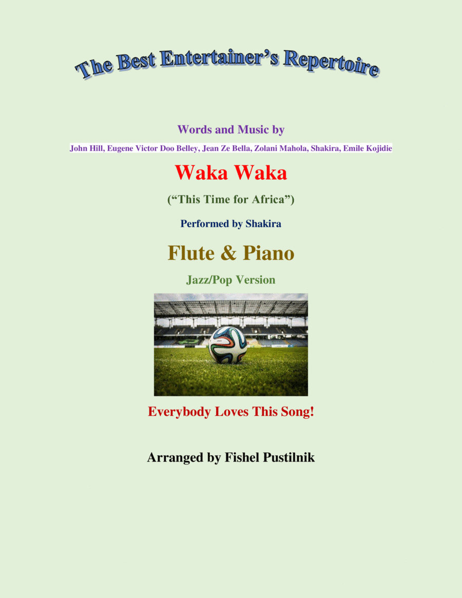 Waka Waka (this Time For Africa) (arr. Fishel Pustilnik)