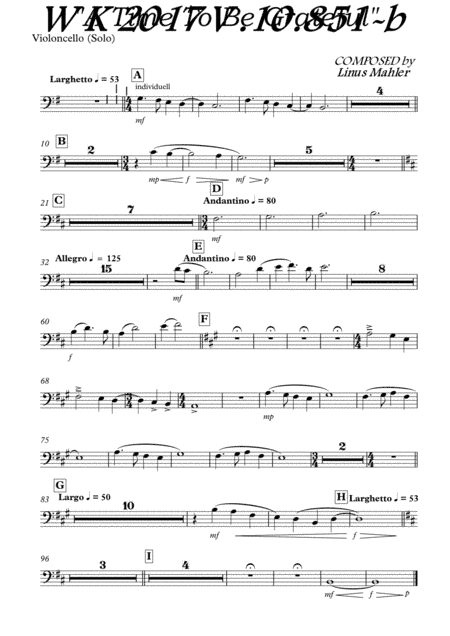 A Time to be Grateful - Cello (Solo)