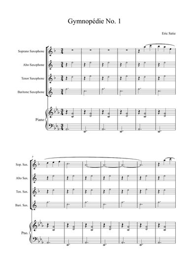 Gymnopédie No. 1 (arr. Alex Nunes Rodrigues)