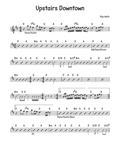 Upstairs Downtown (arr. David M Fagnant)