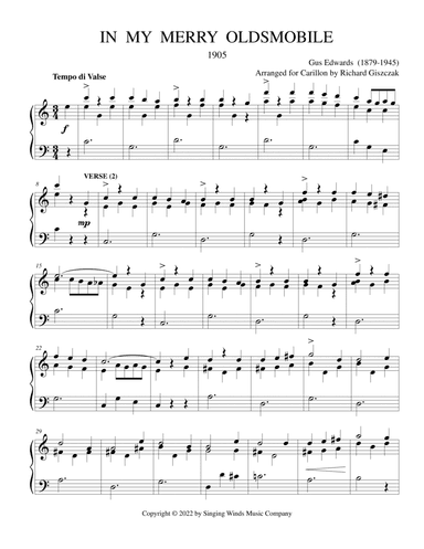 In My Merry Oldsmobile (arr. Richard Giszczak)