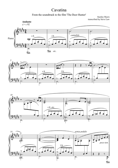 Cavatina (arr. Steve Law)