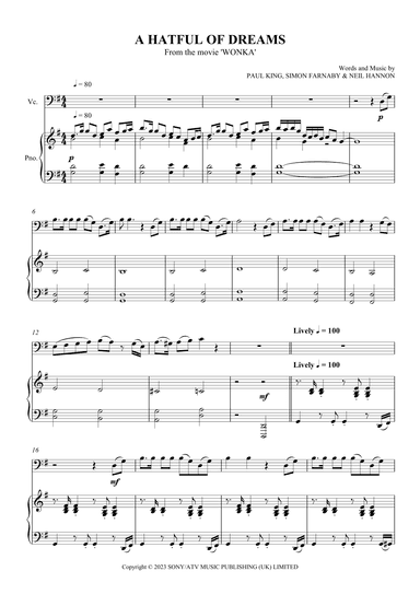 A Hatful Of Dreams (arr. SCMusic)