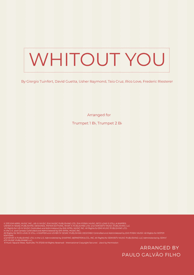 Without You (arr. Paulo Galvao Filho)