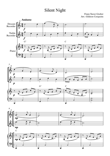 Silent Night (arr. Gildson Cerqueira)