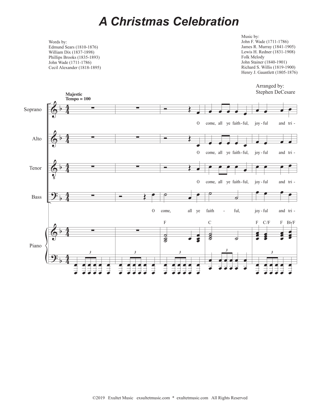 A Christmas Celebration (for SATB)