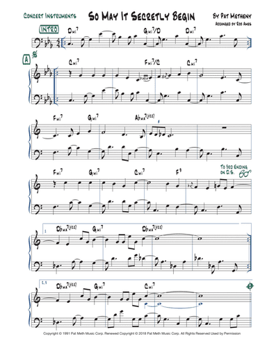 So May It Secretly Begin (arr. Rob Ames)