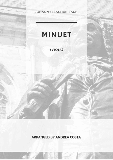 Minuet in G (arr. Andrea Costa)