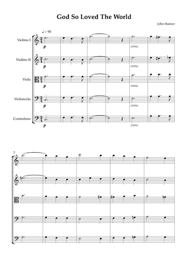 God So Loved The World (arr. Karen Gueiros)