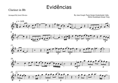 Evidencias (arr. Josiel Oliveira)