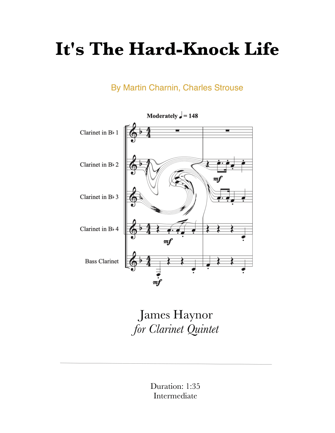 It's The Hard-knock Life (arr. James Haynor)