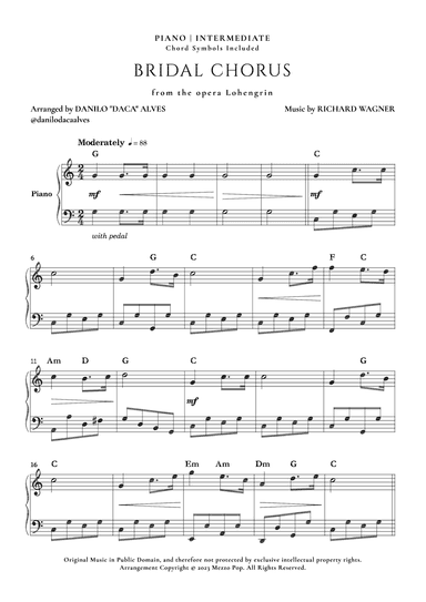 Bridal Chorus (arr. Danilo "Daca" Alves)