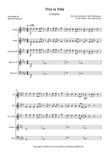 Viva La Vida (arr. Marival Moreira)