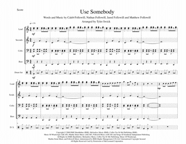 Use Somebody (arr. Tyler Swick)
