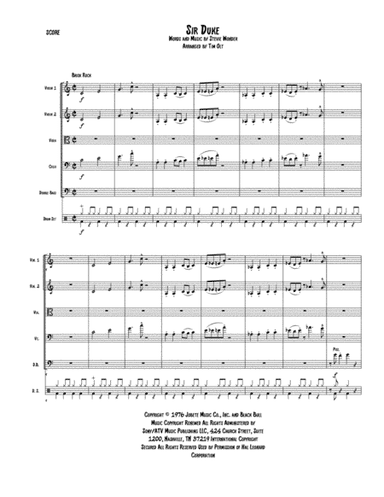 Sir Duke (arr. Tim Olt)