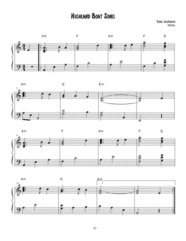 Highland Boat Song - Scottish Waltz (arr. Harp use Inspirations)